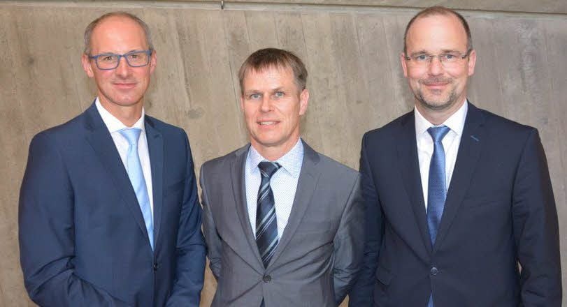 Von links: Harald Niebler, Markus Füssel und Markus Ebinger.