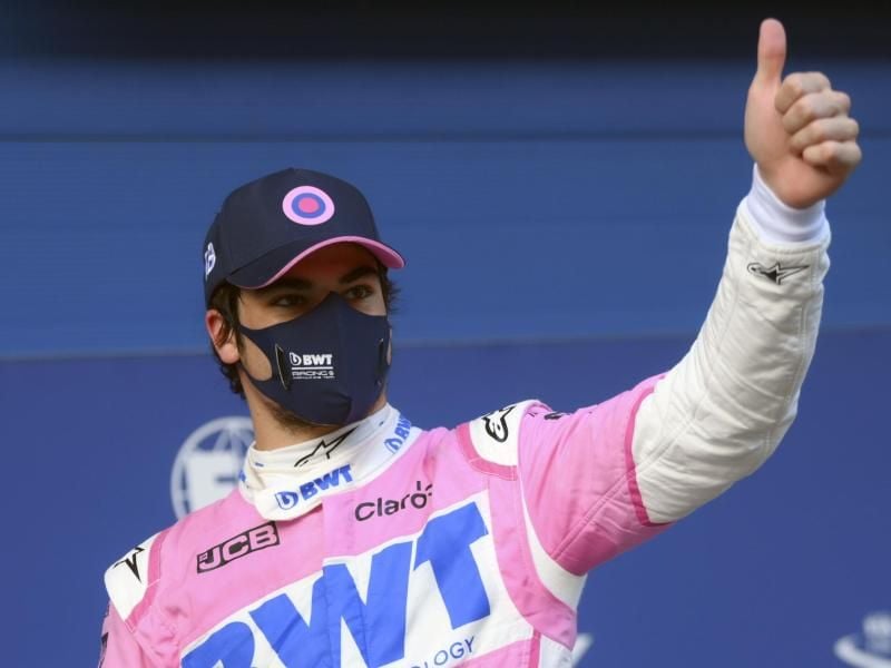 Lance Stroll eroberte in Istanbul die Pole Position. Foto: Clive Mason/POOL Getty/AP/dpa