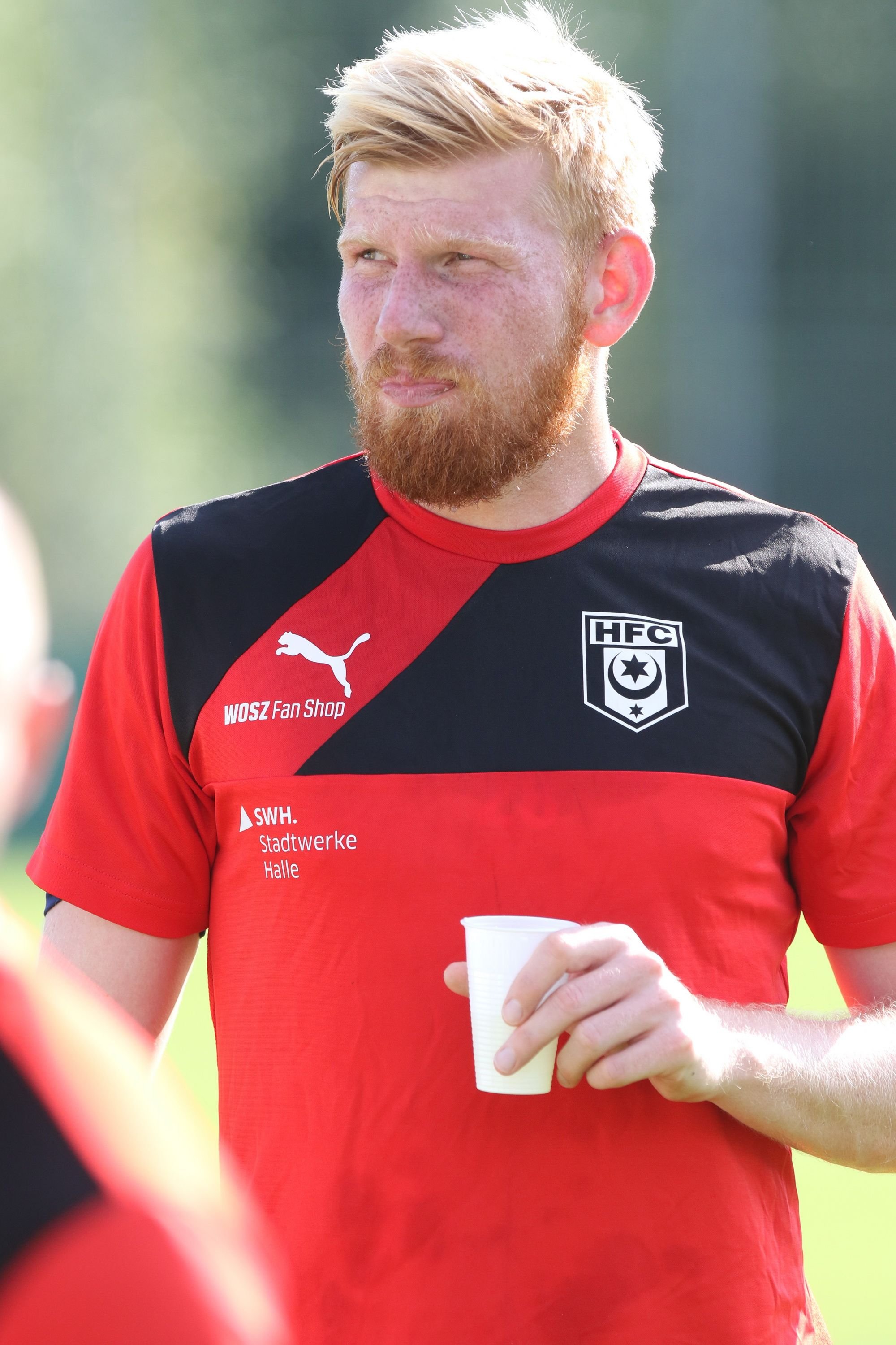 Seine Zukunft in Halle im Blick: Fabian Franke.