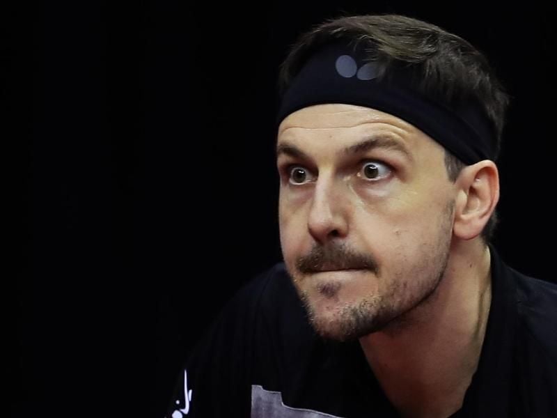 Will sich noch nicht mit dem Ruhestand beschäftigen: Timo Boll. Foto: Wang Dongzhen/XinHua