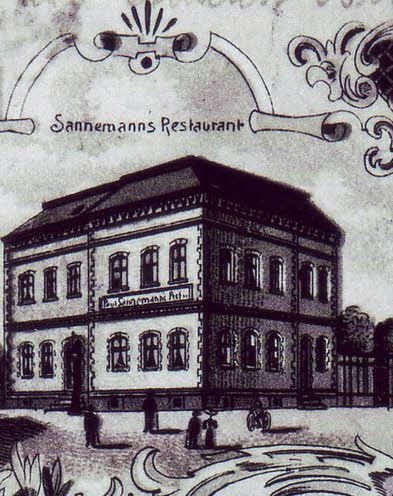 Sannemanns Restaurant um 1910