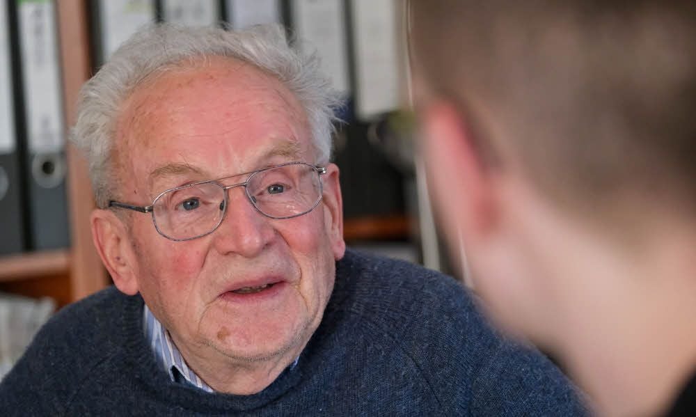 Max Schwab hat die Judenverfolgung während des Dritten Reiches überlebt. Erschüttert ist er von den Erlebnissen bis heute.