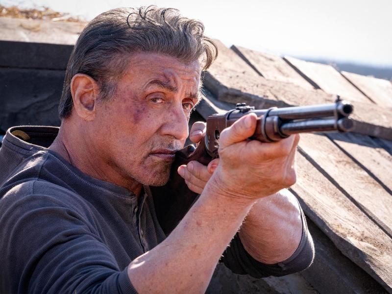 John Rambo (Sylvester Stallone) in einer Szene des Films "Rambo 5 - Last Blood". Foto: Universum