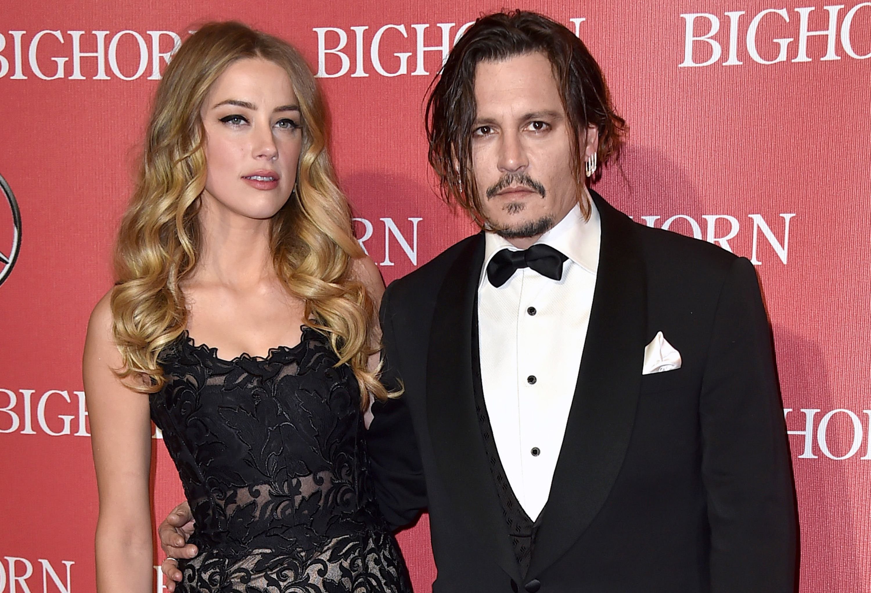 Amber Heard und Johnny Depp.