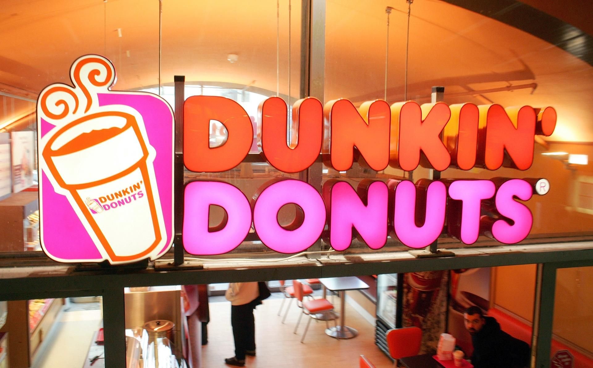 Das Firmenlogo von Dunkin' Donuts (Symbolbild)