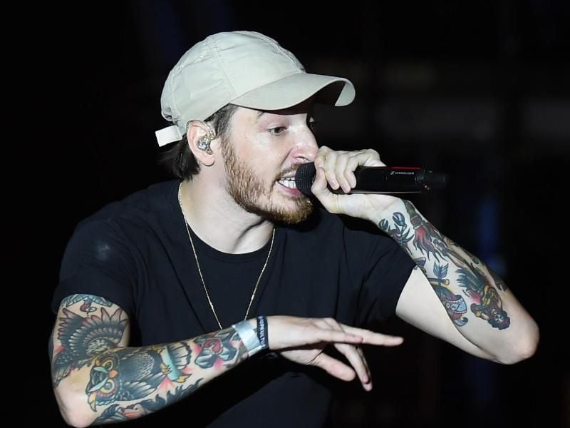 Rapper Benjamin Griffey alias Casper 2016 im Tempodrom in Berlin. Foto: Britta Pedersen