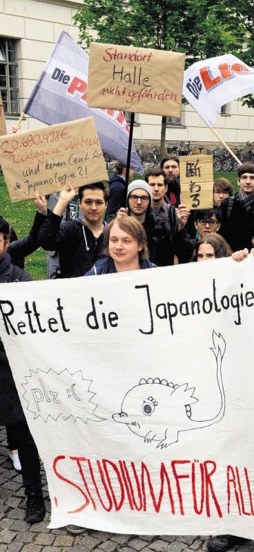 Die Abschaffung ihres Fachs befürchten die Studenten der Japanologie mit der jetzt vom Senat beschlossenen Immatrikulationspause.