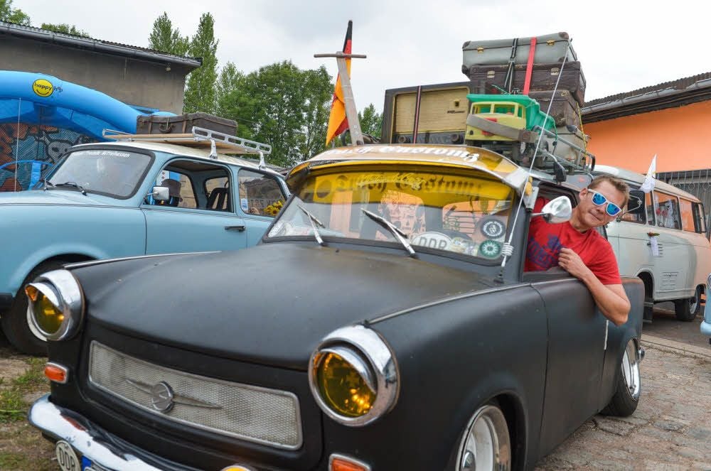 Einen Trabant wollte Mathias Reiche schon immer mal fahren.