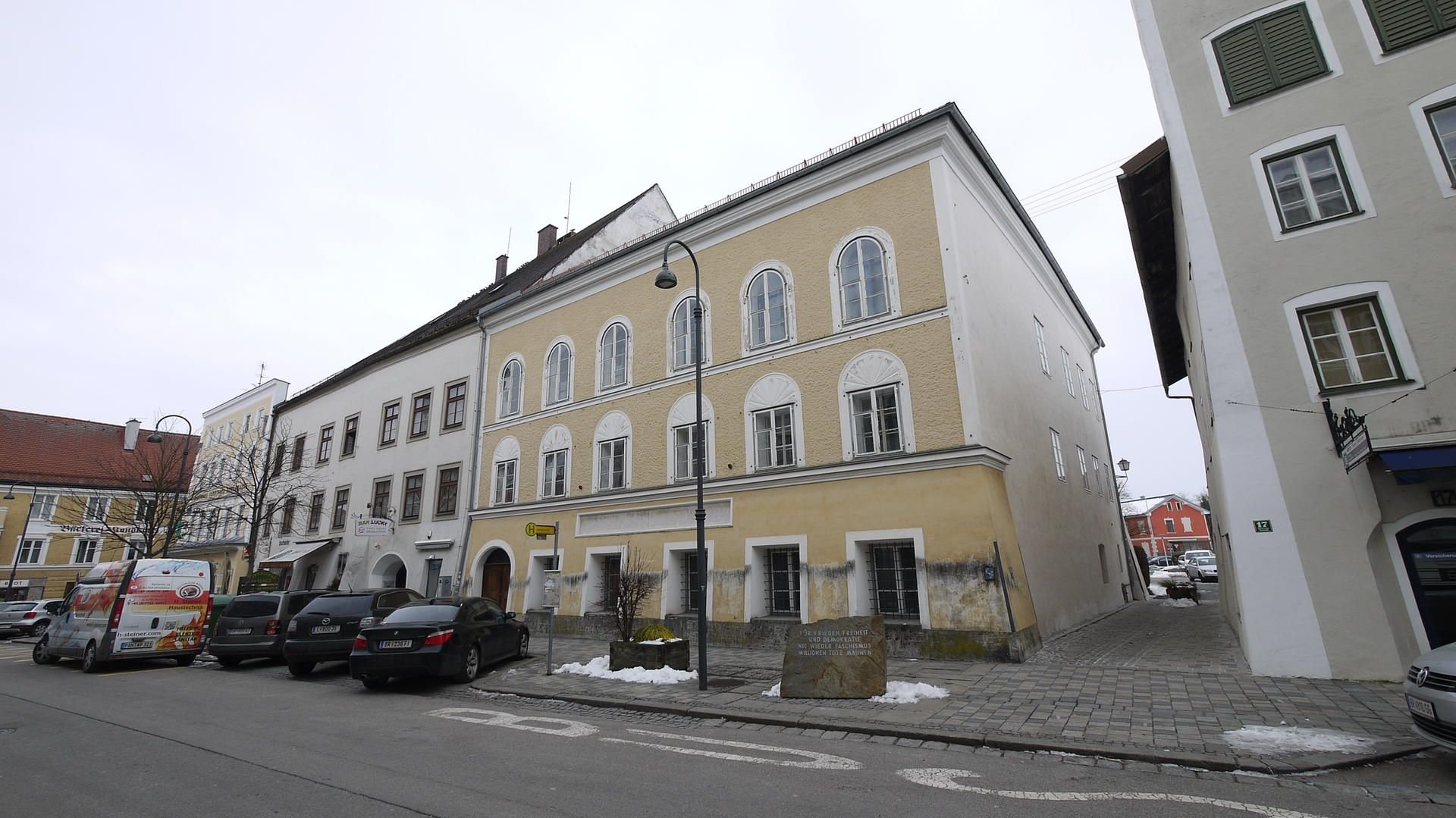 Das Geburtshaus von Adolf Hitler in Braunau