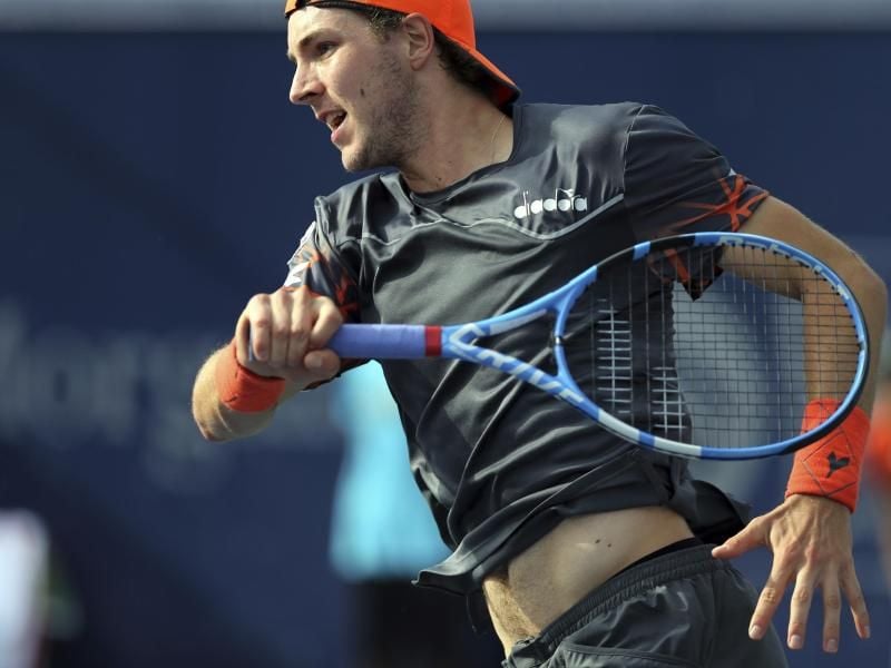 Jan-Lennard Struff blieb gegen Borna Coric chancenlos. Foto: Kamran Jebreili/AP