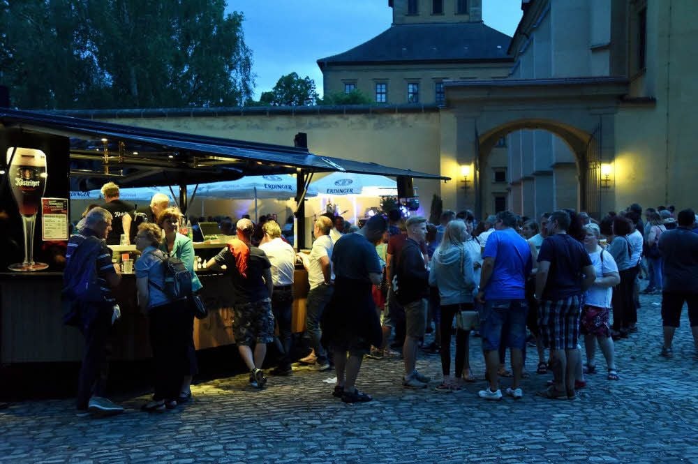 Rund ums Schloss wurde 2018 gefeiert - bis das Unwetter kam.