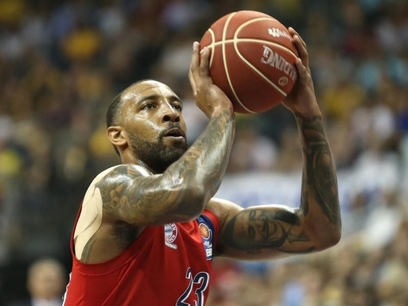 Die Bayern-Basketballer um Derrick Williams wollen am Sonntag erneut deutscher Meister werden. Foto: Andreas Gora