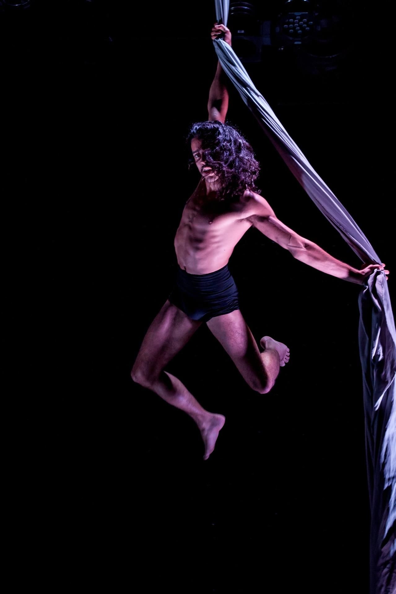Danilo Da Campos Pacheco kommt aus Brasilien und wird in Köthen eine „Tissue “-Nummer zeigen.