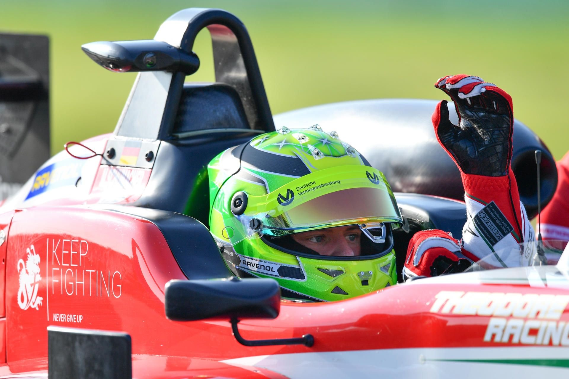 Mick Schumacher bei der Arbeit.
