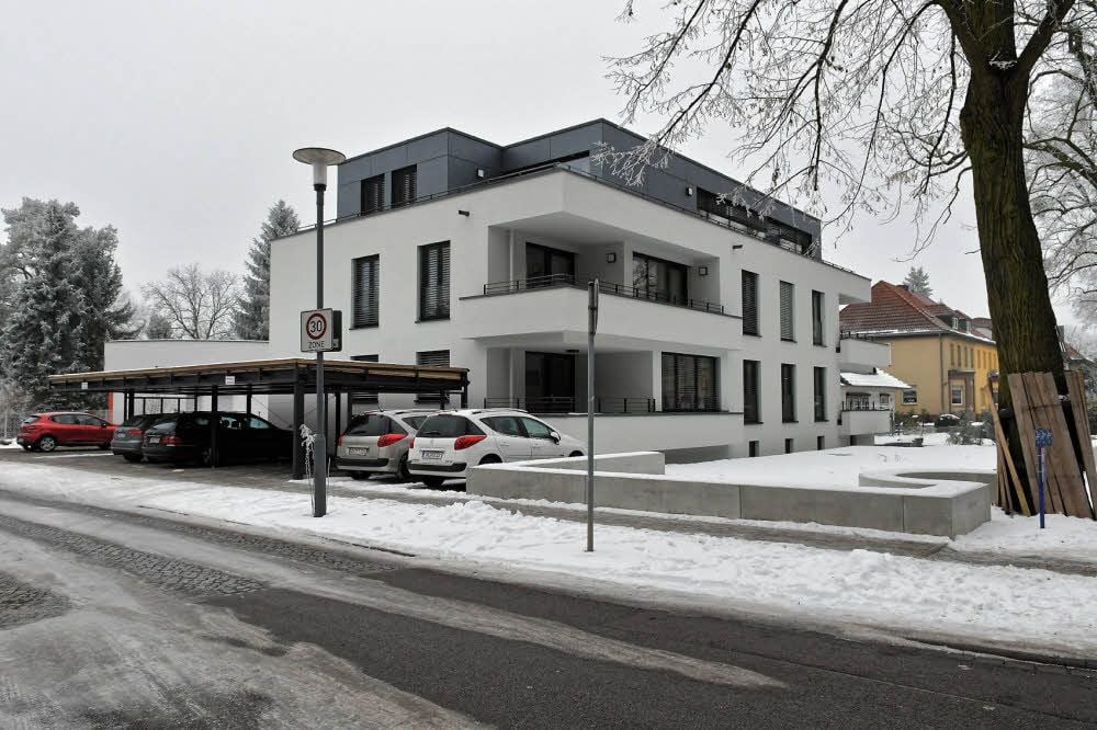 Der Neubau der Wohnungsgenossenschaft in der Ebertallee ist vollendet.