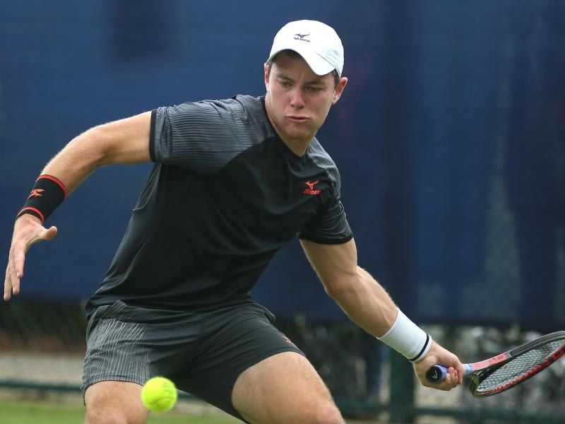 Nummer 130 der ATP-Weltrangliste und Grand-Slam-Debütant: Dominik Köpfer. Foto: Nigel French/PA Wire