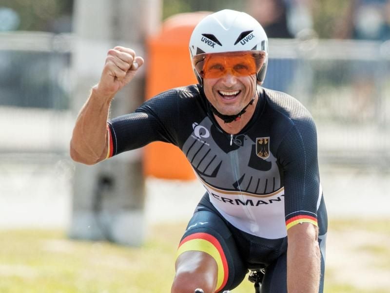 Michael Teuber holt bei den Para-Radsport-Weltmeisterschaften in Italien seinen 20. Titel. Foto: Jens Buettner