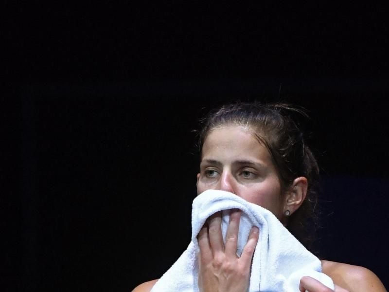 Für Julia Görges ist das Turnier in Moskau bereits beendet. Foto: Marijan Murat