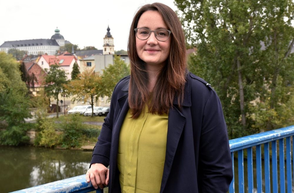 Carolin Hillner fühlt sich wohl in Weißenfels.