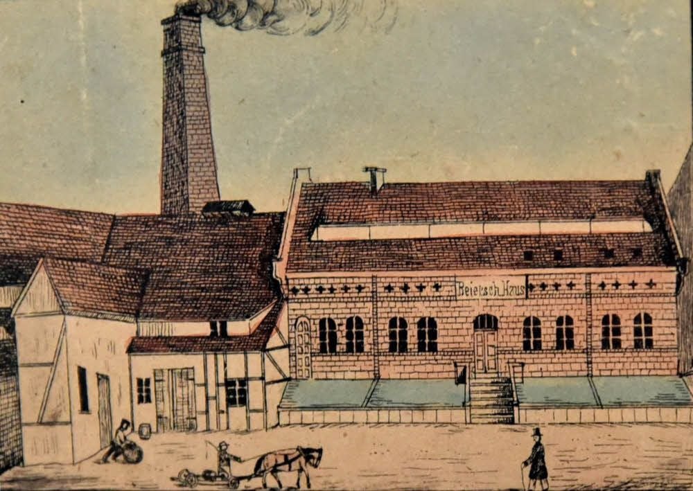 Alte Ansicht vom „Beiersch Haus“, später „Zum Beierischen Hof“ an der Promenade, der bis in die 1930er Jahre ein Brau- und Malzhaus war.