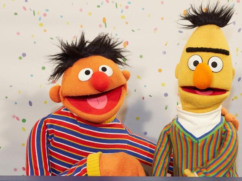 Ernie (l) und Bert. Foto: Georg Wendt