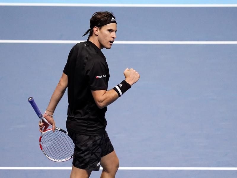 Dominic Thiem schaffte bei den ATP Finals einen wichtigen Sieg auf dem erhofften Weg ins Halbfinale. Foto: John Walton/PA Wire/dpa