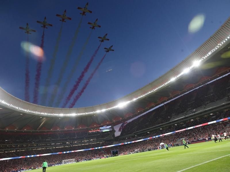 Im Wanda Metropolitano zu Madrid findet am 21. April das spanische Pokalfinale zwischen dem FC Barcelona und dem FC Sevilla statt. Foto: Juan Carlos Rojas