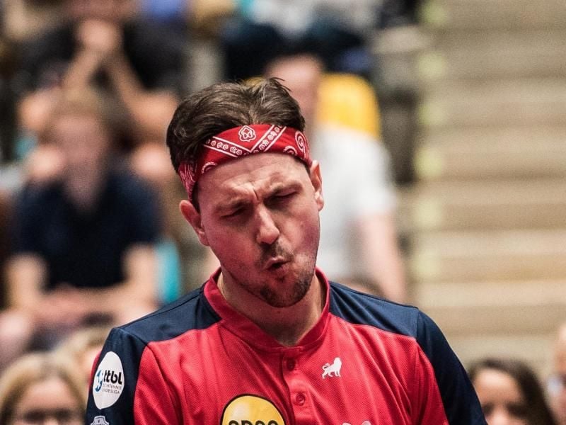 Timo Boll musste bei den Japan Open wegen seines verletzten Nackens aufgeben. Foto: Andreas Arnold