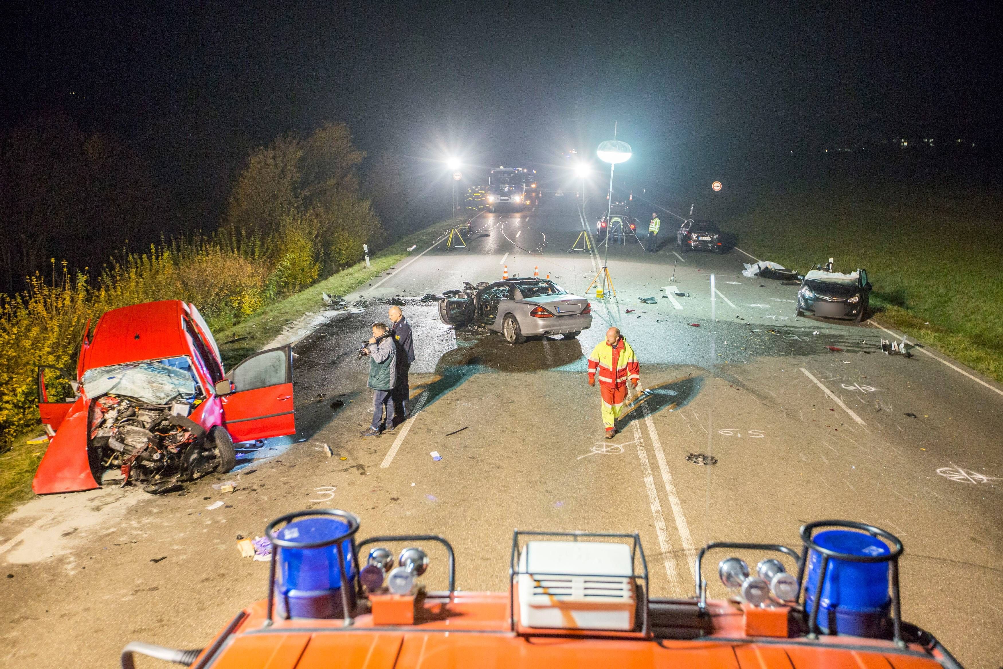 Der tragische Unfall ereignete sich auf der B27 bei Mössingen.