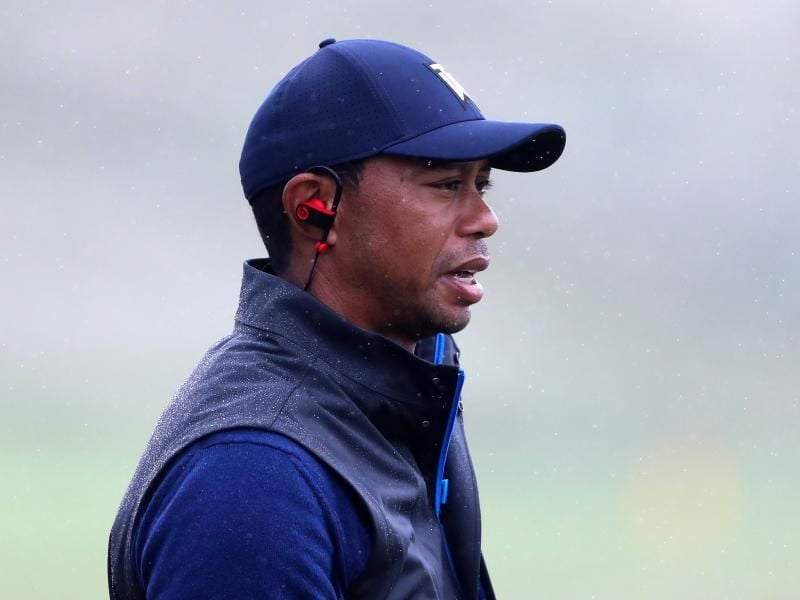 Einer der Siegesanwärter bei den 148. British Open: Golf-Superstar Tiger Woods. Foto: Niall Carson/PA Wire