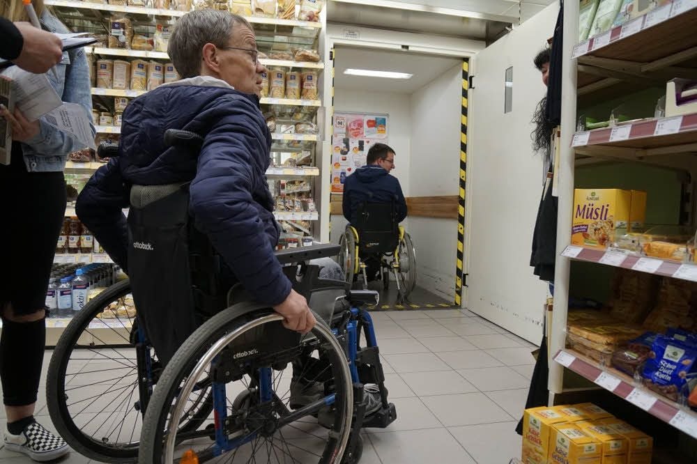Im Drogeriemarkt gibt es keine Probleme.