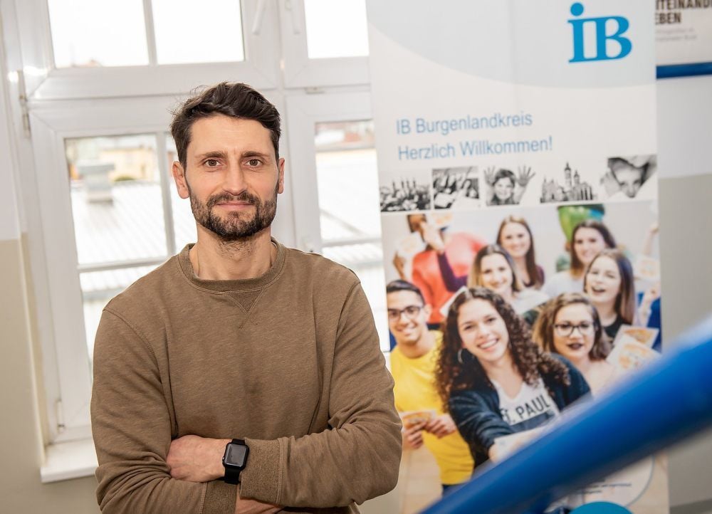 Christoph Radig ist seit dem vergangenen Jahr Leiter des Internationalen Bundes Burgenlandkreis.