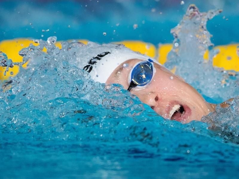 Sarah Köhler verpasste über 400 Meter Freistil eine weitere Medaille. Foto: Joel Marklund/Bildbyran via ZUMA Press