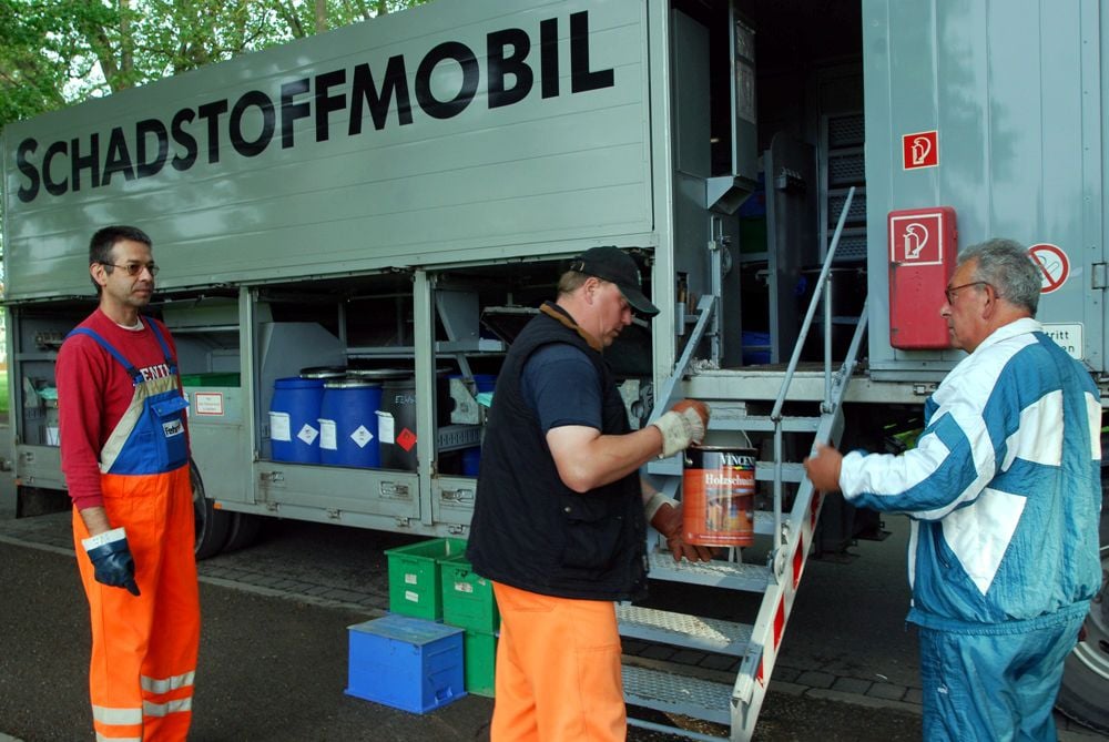 Das Schadstoffmobil ist wieder im Landkreis unterwegs.