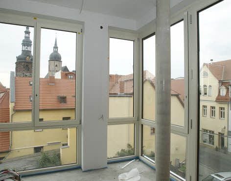Der herrliche Blick vom Balkon.