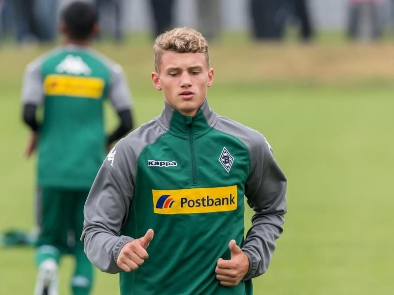 Mickael Cuisance traf beim 2:2 im Test gegen Eupen für Mönchengladbach. Foto: Guido Kirchner