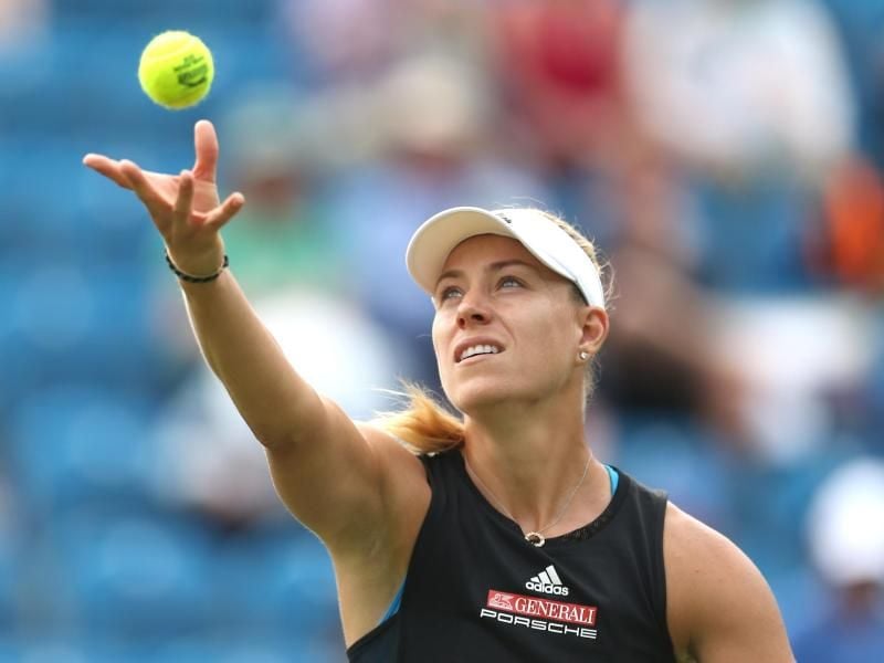 Zog in Eastbourne kampflos ins Finale ein: Angelique Kerber. Foto: Steven Paston/PA Wire
