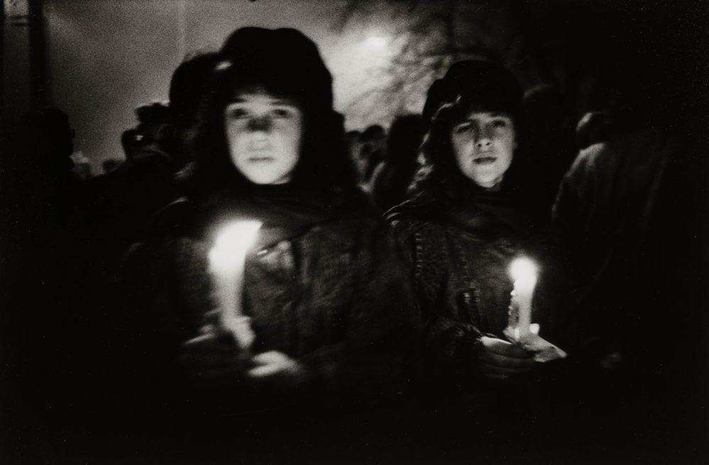 Evelyn Richter: Leipzig 1989, 1989, Silbergelatineabzug, Kupferstich-Kabinett, Staatliche Kunstsammlungen Dresden