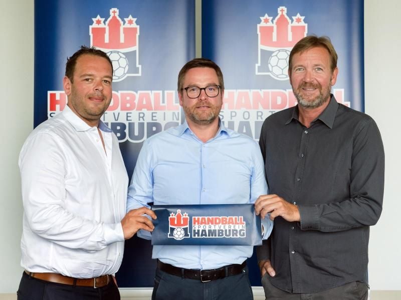 Gunnar Sadewater (l-r), Marc Evermann und Martin Schwalb. Foto: Daniel Bockwoldt/Archiv