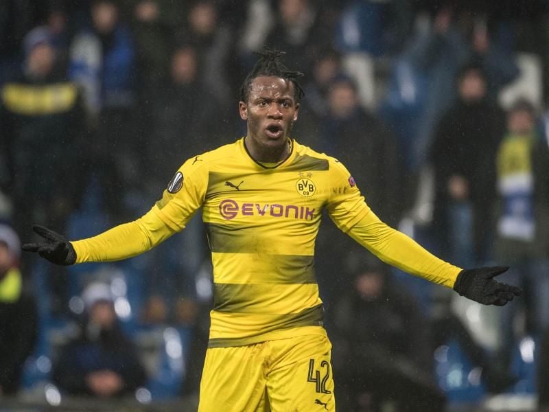 Der Dortmunder Michy Batshuayi hatte sich in Bergamo über rassistische Rufe von den Zuschauerrängen beklagt. Foto: Bernd Thissen
