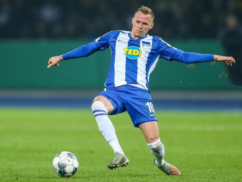 Ondrej Duda steht wieder im Kader von Hertha BSC. Foto: Andreas Gora/dpa