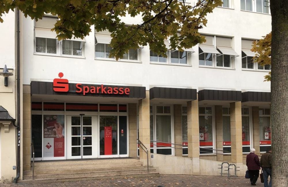Die Sparkassen-Filiale in der Tränkstraße in Querfurt