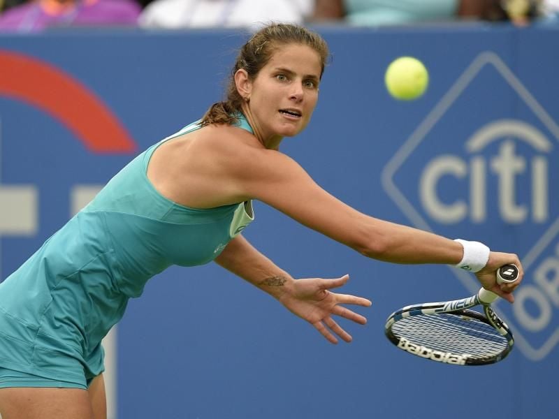 Ist in Toronto schon früh ausgeschieden: Julia Görges. Foto: Nick Wass