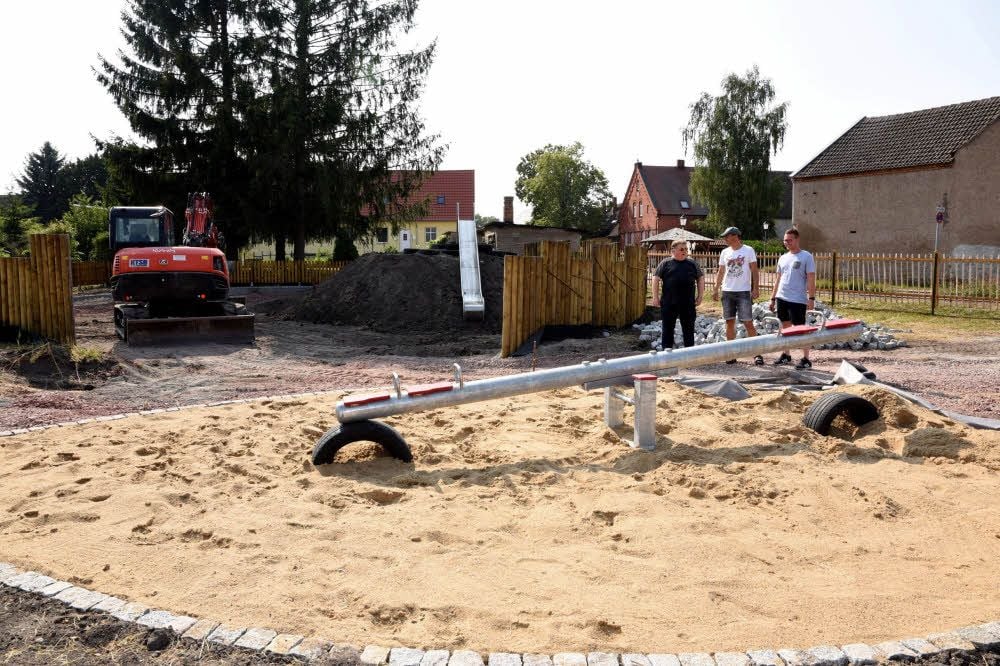 Der Spielplatz soll diesen Monat eröffnet werden.