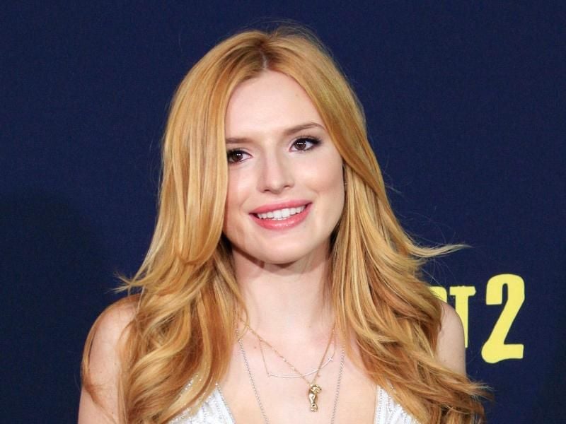 Schaupielerin Bella Thorne 2015 bei einer Filmpremiere in Los Angeles. Foto: Nina Prommer