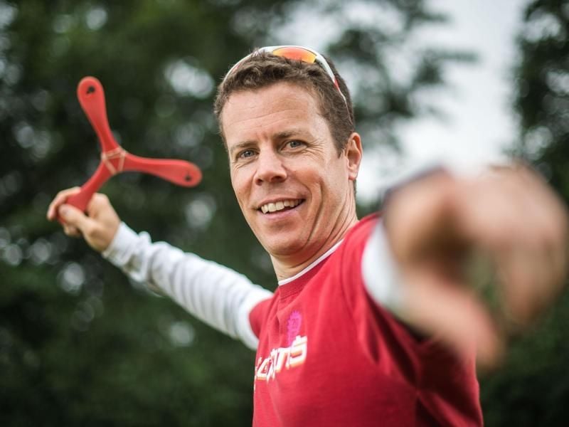 Fridolin Frost ist elffacher Bumerang-Weltmeister. Foto: Lukas Schulze