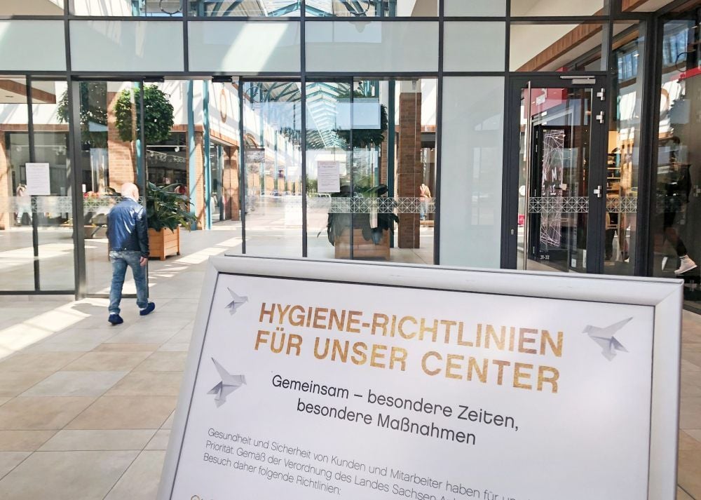 Die Besucher müssen die neuen Hygieneregeln einhalten.