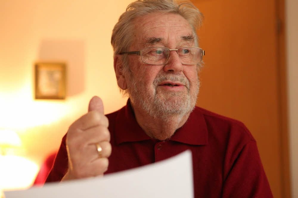 Der Tröglitzer Hilmar Wäschle und die Zeitzer Mundart: Für ihn sind Mundarten sprachliche Zeit-Zeugnisse.