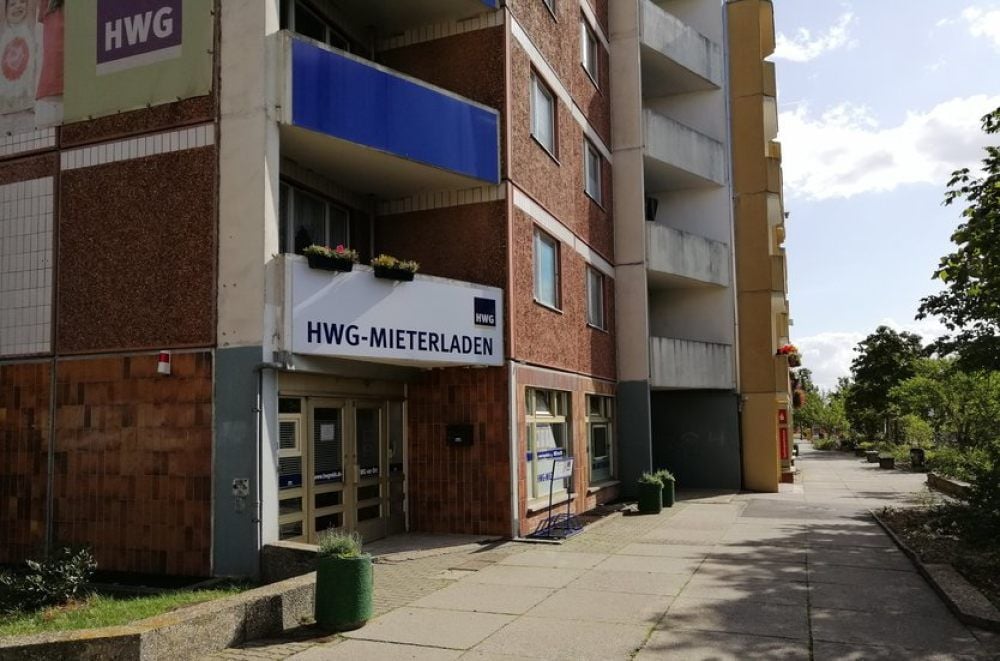 Seit Donnerstag ist der Mieterladen der HWG, in der Wittenberger Straße 14 geschlossen. Der neue Laden eröffnet am Platz der Völkerfreundschaft 4.
