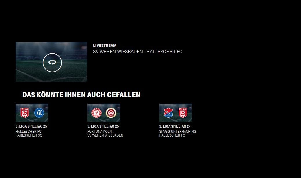 Wo eigentlich der Livestream laufen sollte, gab es am Samstag nur Werbung für weitere Streams - oder der Bildschirm blieb gleich komplett schwarz.